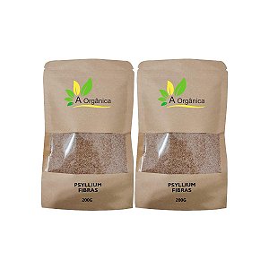 Psyllium em pó Rico Em Fibras 200g, Kit com 2