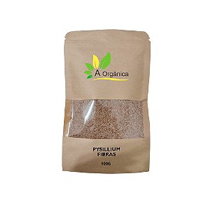 Psyllium Husk Rico Em Fibras 100g, Sem Glúten E Vegano