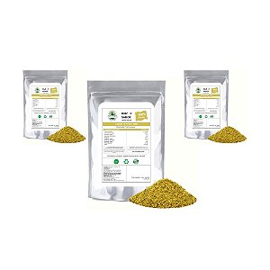 Lemon Pepper 500g, Raiz e Sabor Premium, Kit com 3