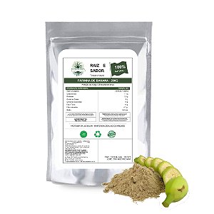 Farinha de Banana Verde 100% Natural 200g, Raiz e Sabor