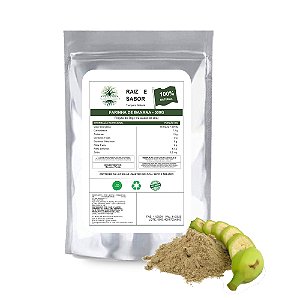 Farinha de Banana Verde 100% Natural 500g, Raiz e Sabor