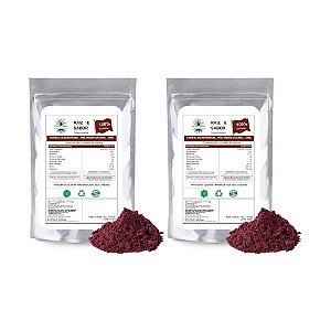 Farinha de Beterraba 500g: Nutrição para Receitas, Kit com 2