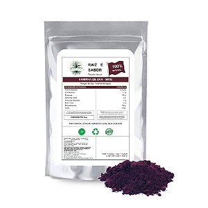 Farinha de uva 500g, Raiz e Sabor Tempero Natural