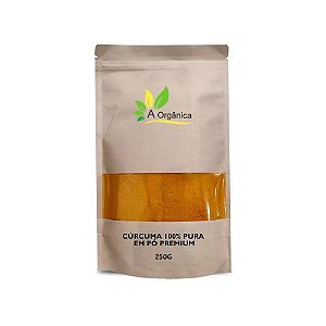 Kit 3 Cúrcuma 100% Pura em Pó  Premium 250G À Orgânica
