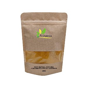 Shot Matinal Cúrcuma com Pimenta Preta e Gengibre 250g Sem glúten, Produto Vegano