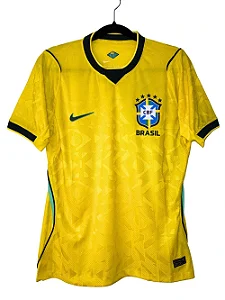 Camisa Seleção Brasileira Copa 2026 Masculina – AMARELA - Jogador
