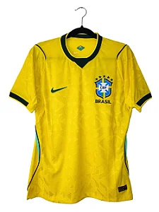 Camisa Seleção Brasileira Copa 2026 Masculina – AMARELA - Jogador