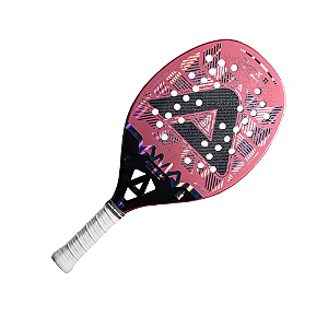Raquete Beach Tennis Ama Sport Athena Pink Carbono 3K