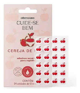 Adesivos Secativos Para Espinha Cuide-se Bem Cereja De Fases