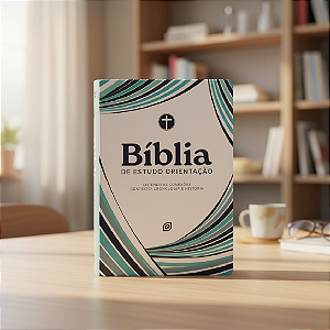 Bíblia de Estudo Orientação – Capa Blue Waves – NVI 2001