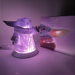 Luminária Decorativa Personalizada Baby Yoda (SOB ENCOMENDA)