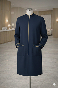 JALECO MASCULINO ALECRIM (Viés dourado)