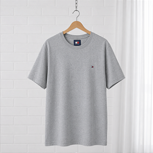 Camiseta Algodão Tommy Hilfiger Plus Size