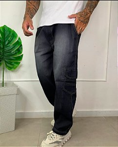 Calça Cargo Preta