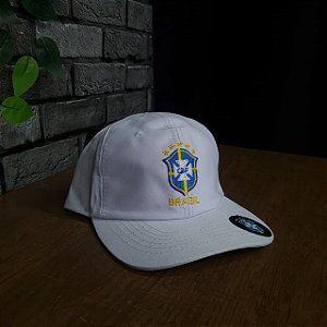 Boné Seleção Brasileira Branco