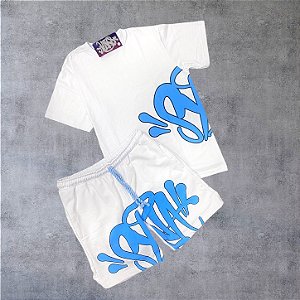 Conjunto Syna World Branco e Azul
