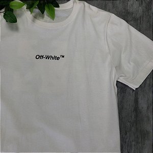 Camiseta Algodão Off White
