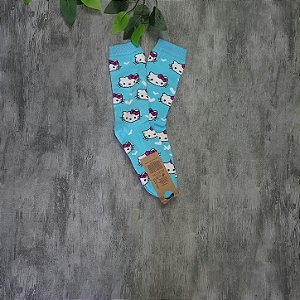 Par de Meias Hello Kitty Azul