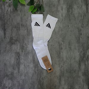 Par de Meias Adidas Branco