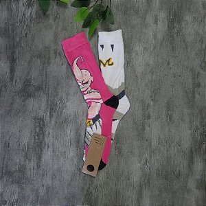 Par de Meias Dragon Ball Majin Buu