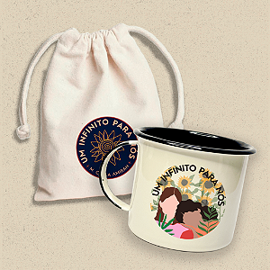 COD08 - Caneca Girassol + Mini Ecobag