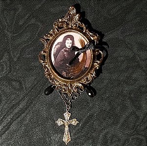 Broche vintage Hairwork