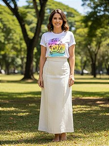 Camiseta Baby Look Feminina -Ela é Forte