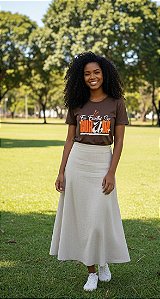 Camiseta Baby Look Feminina - Eu Escolhi ser Curada