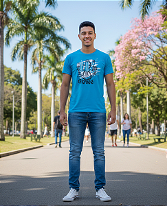 Camiseta Masculina Tradicional- Aguas Profundas