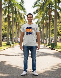 Camiseta Masculina Tradicional- Minha Força