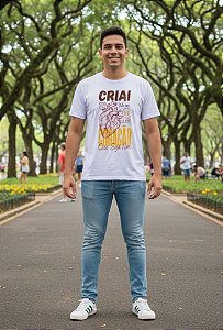 Camiseta Masculina Tradicional- Um Coração que Seja Puro