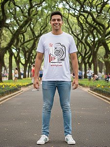 Camiseta Masculina Tradicional- Mídia