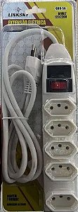 Extensão Elétrica LinkSky 5 Tomadas 1,5m Bivolt
