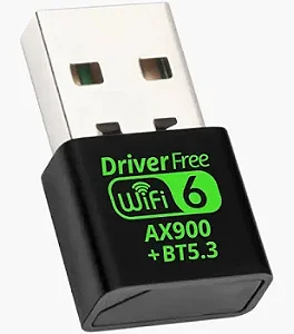 Adaptador WiFi 6 + Bluetooth 5.4 USB Adapter AX900