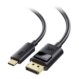 Cabo USB-C para DisplayPort 4K 1.8 Metros Shinka Alta Definição