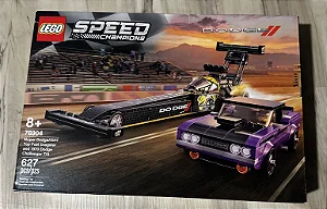 LEGO - 76904 Mopar Dodge//SRT Top Fuel Dragster & 1970 Dodge Challenger T/A