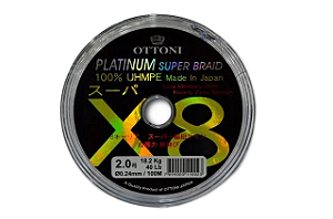 Linha Multfilamento Platinum X8 0,33mm