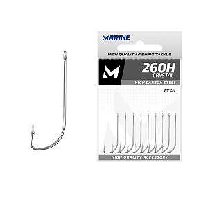 Anzol Cartela Marine 260H Nickel N° 12