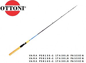Vara Carretilha Inteiriça Ottoni Passion Cabo Cortiça 1,50m