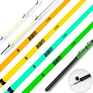 Vara Molinete 2 Partes Albatroz Buriti 1,80m 5-10lbs Ultra Light