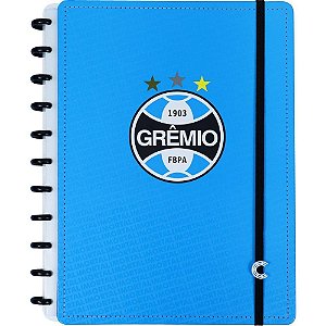 Caderno Inteligente Grande Gremio Imortal Azul 80FLS