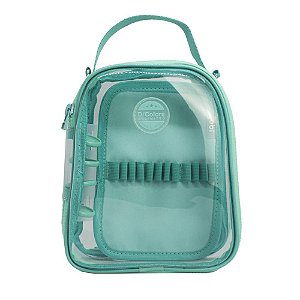 Estojo BOX Versatil Cristal Turquesa