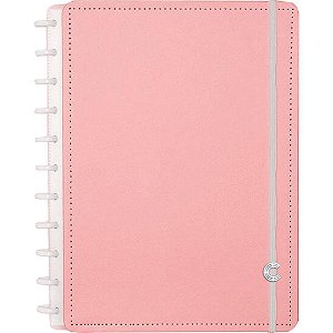 Caderno Inteligente Grande Rose Pastel 80FLS