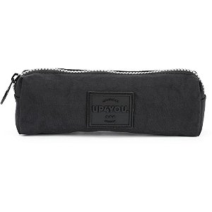Estojo Simples Tecido UP4YOU Crinkle Preto