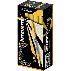 Pincel Marcador Permanente Marking Fashion 1.1MM Amarelo C/12