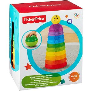 FISHER-PRICE INFANT Torre de Potinhos Coloridos