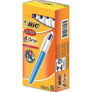 Caneta Esferografica BIC 4 Cores CX.C/12