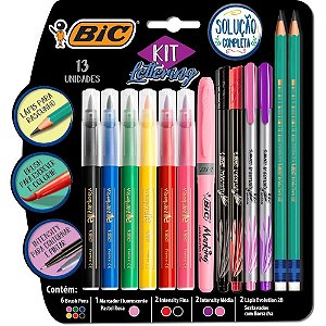 Marcador Artistico KIT Lettering C/13 Pecas Estojo