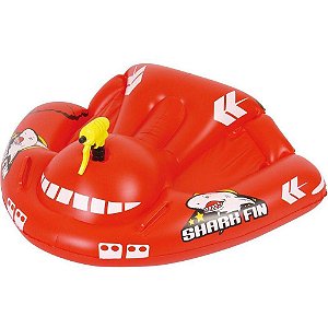 Boia Inflavel SHARK FIN C/PISTOLA 119X95CM.