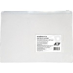 Pasta Malote Multiuso Cristal 24X18CM PCT.C/10